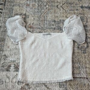 Abercrombie White Blouse